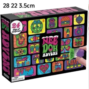 Advent Calendar Gift - Адвент-календарь Needoh: 24 дня сюрпризов, антистресс-игрушка-сквиши