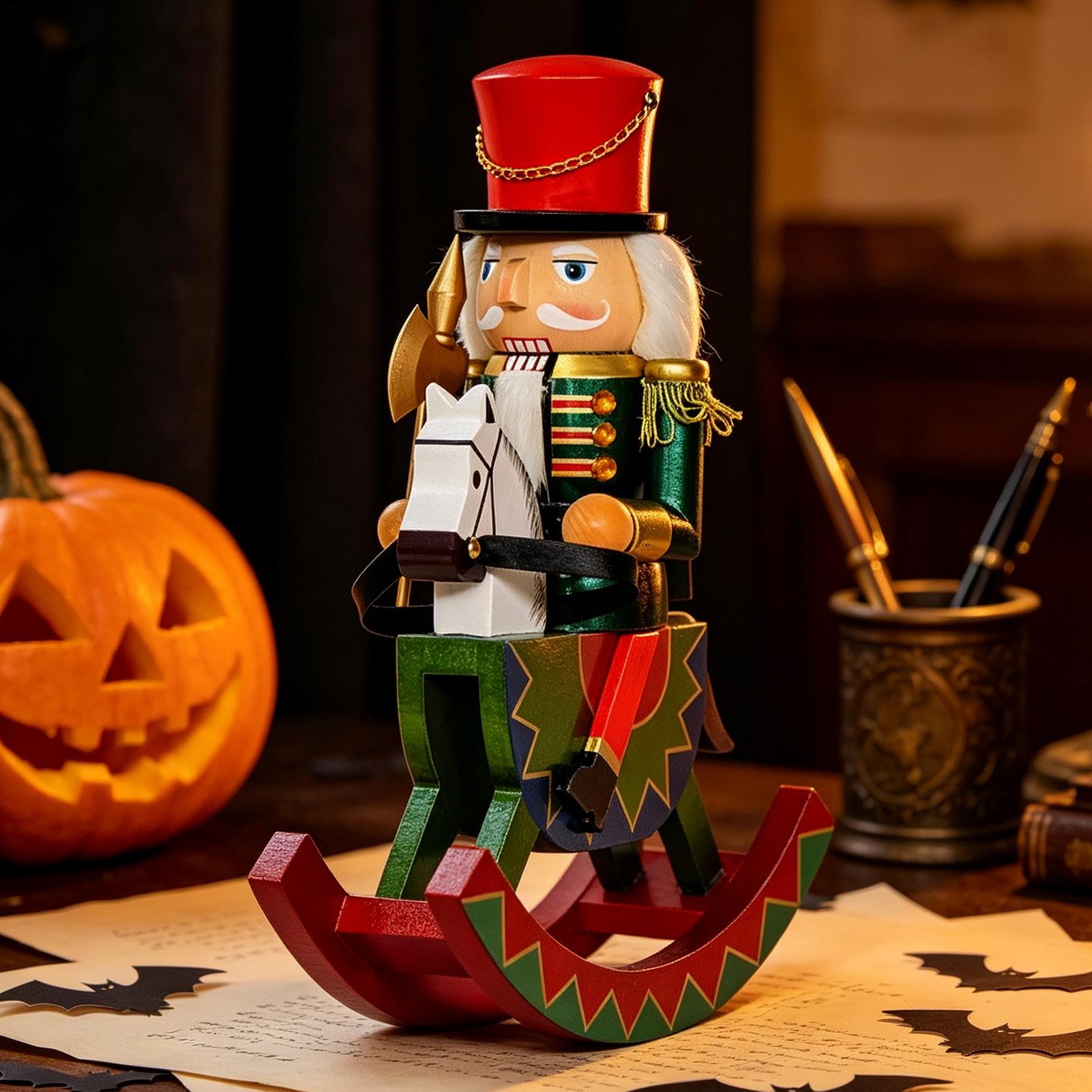 Nutcracker Figurine - Рождественские украшения в виде Щелкунчика, винтажная