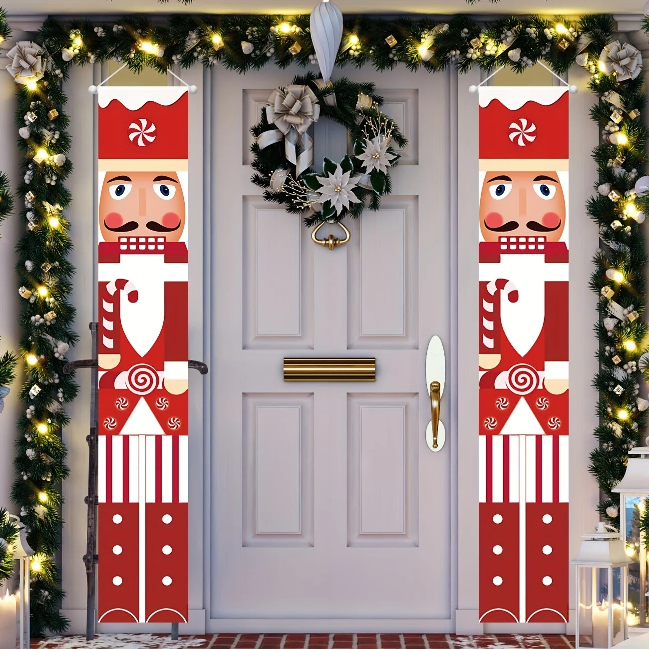 Nutcracker Figurine - Набор рождественских баннеров с принтом Щелкунчика