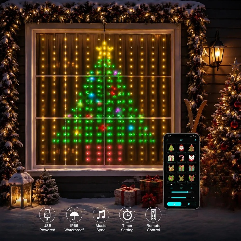 Уличные светодиодные пиксельны – обзор и цена Christmas Lights Outdoor