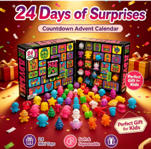 Адвент-календарь Needoh: 24 дн – обзор и цена Advent Calendar Gift