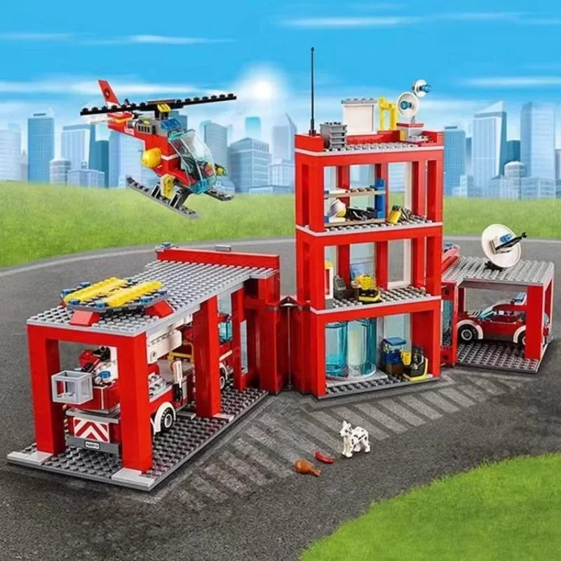 Городская пожарная станция, ве – обзор и цена Lego Set City