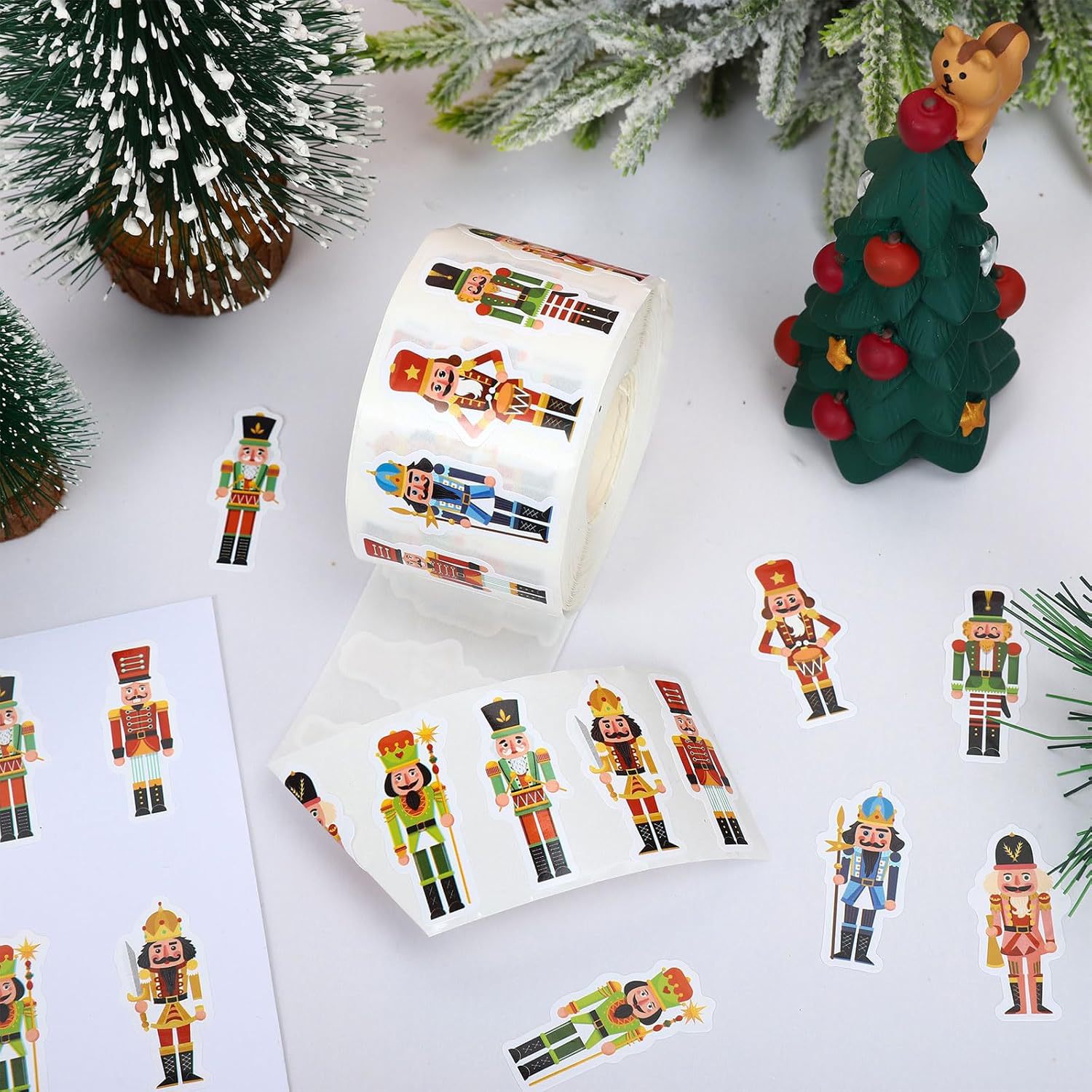 1000 шт. (1 рулон) Рождественс – обзор и цена Nutcracker Figurine