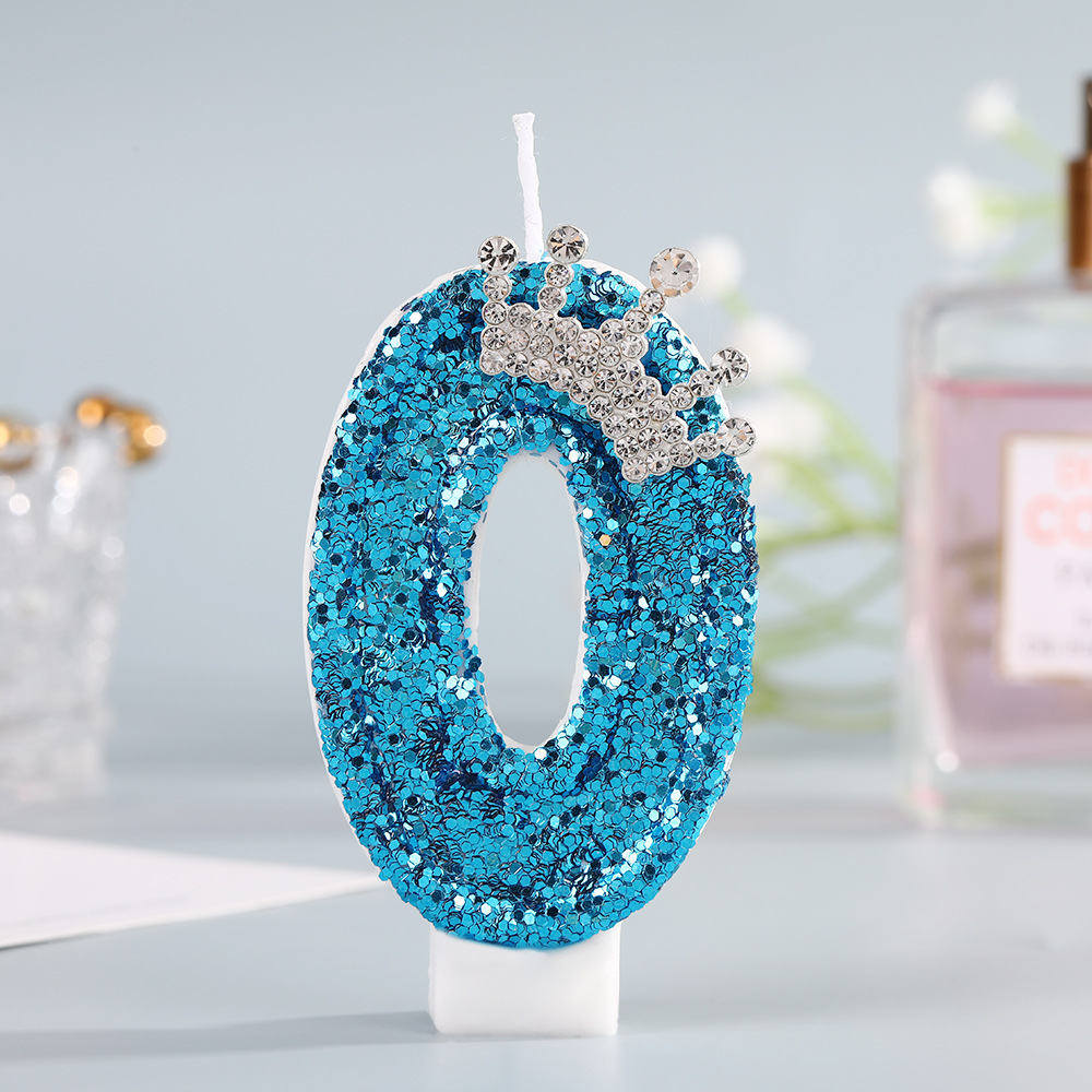 Синие свечи-цифры для торта с  – обзор и цена Holiday Candle Set