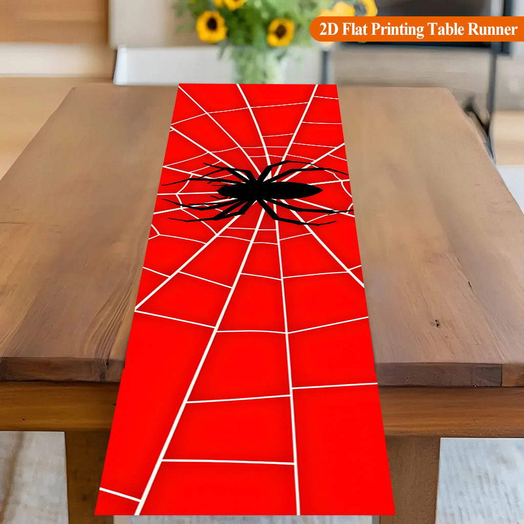 1 шт. Скатерть-паутина с красн – обзор и цена Christmas Table Runner
