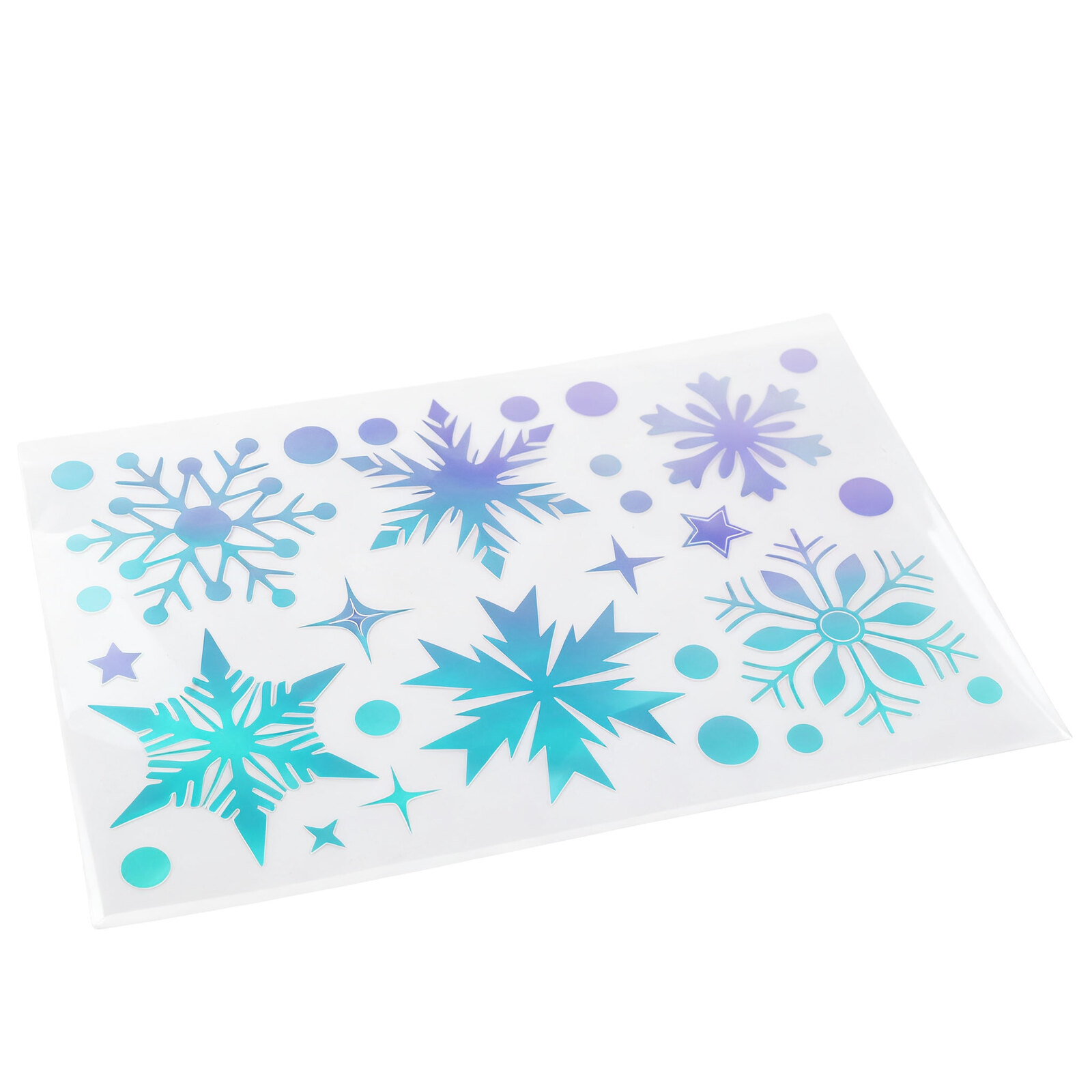 3 листа рождественских наклеек – обзор и цена Snowflake Window Decal