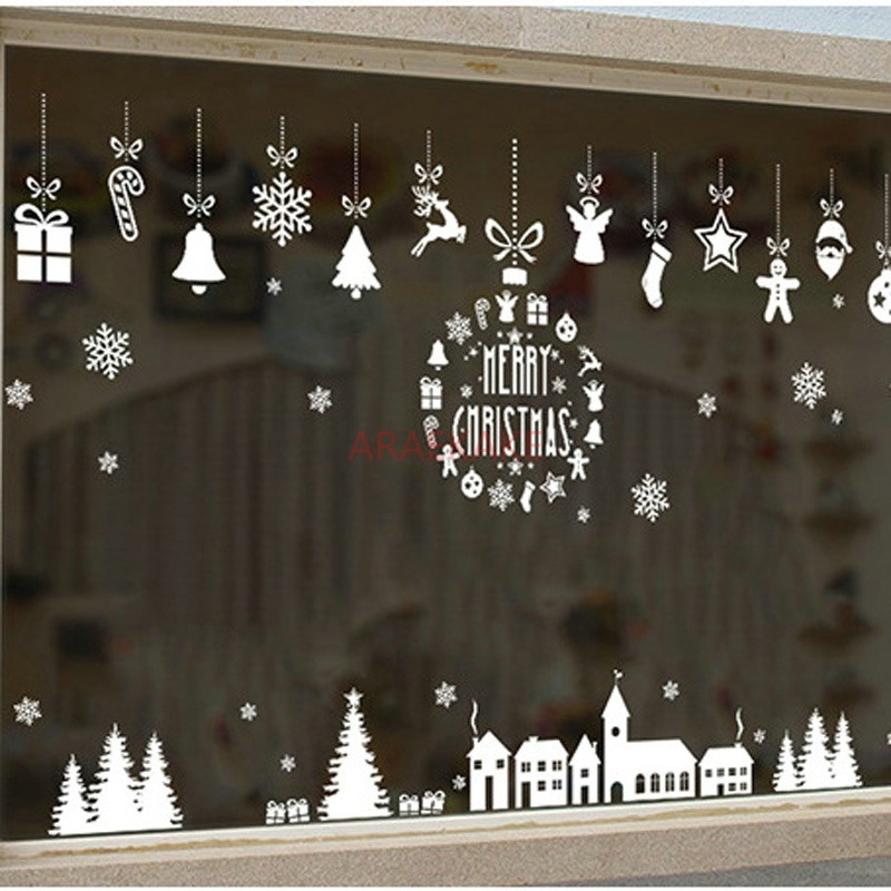 1 шт. стеклянная наклейка на о – обзор и цена Snowflake Window Decal
