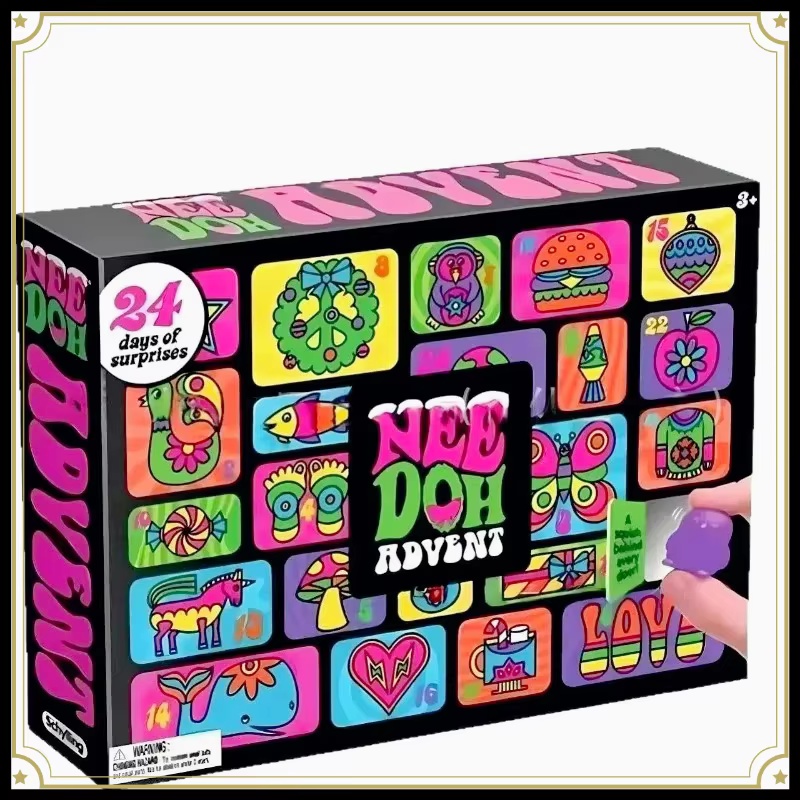 Адвент-календарь NeeDoh 2026 г – обзор и цена Advent Calendar Gift